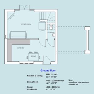 Ground Floor- click for photo gallery